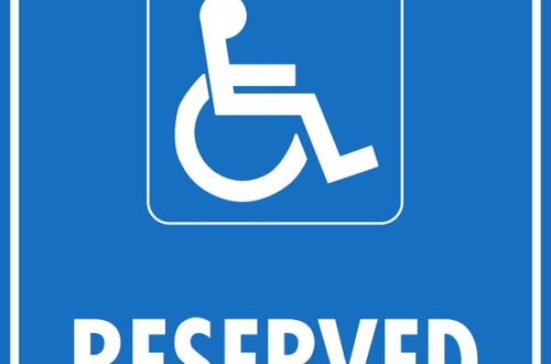 Disabled Parking Reserved Car