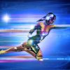 Superhero Woman Running