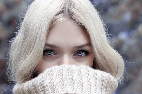 Winter Woman Eyes