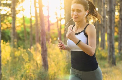 Woman Running Fitness